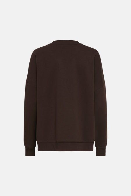 Sweater O hals - Coffee Bean
