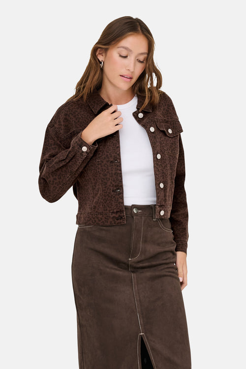 Veste en jean - Brun