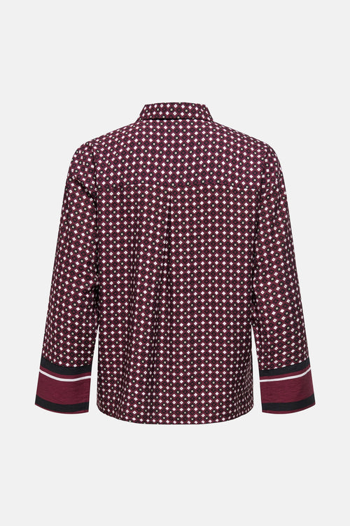 Chemise à manches longues - Bordeaux