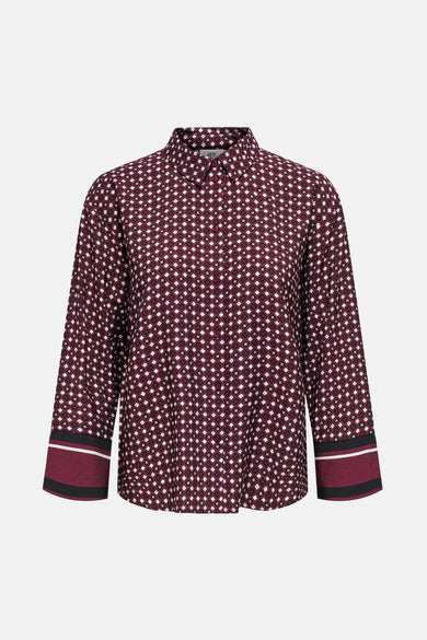 Hemd met lange mouwen - Bordeaux