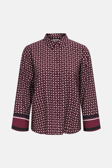 Hemd met lange mouwen - Bordeaux