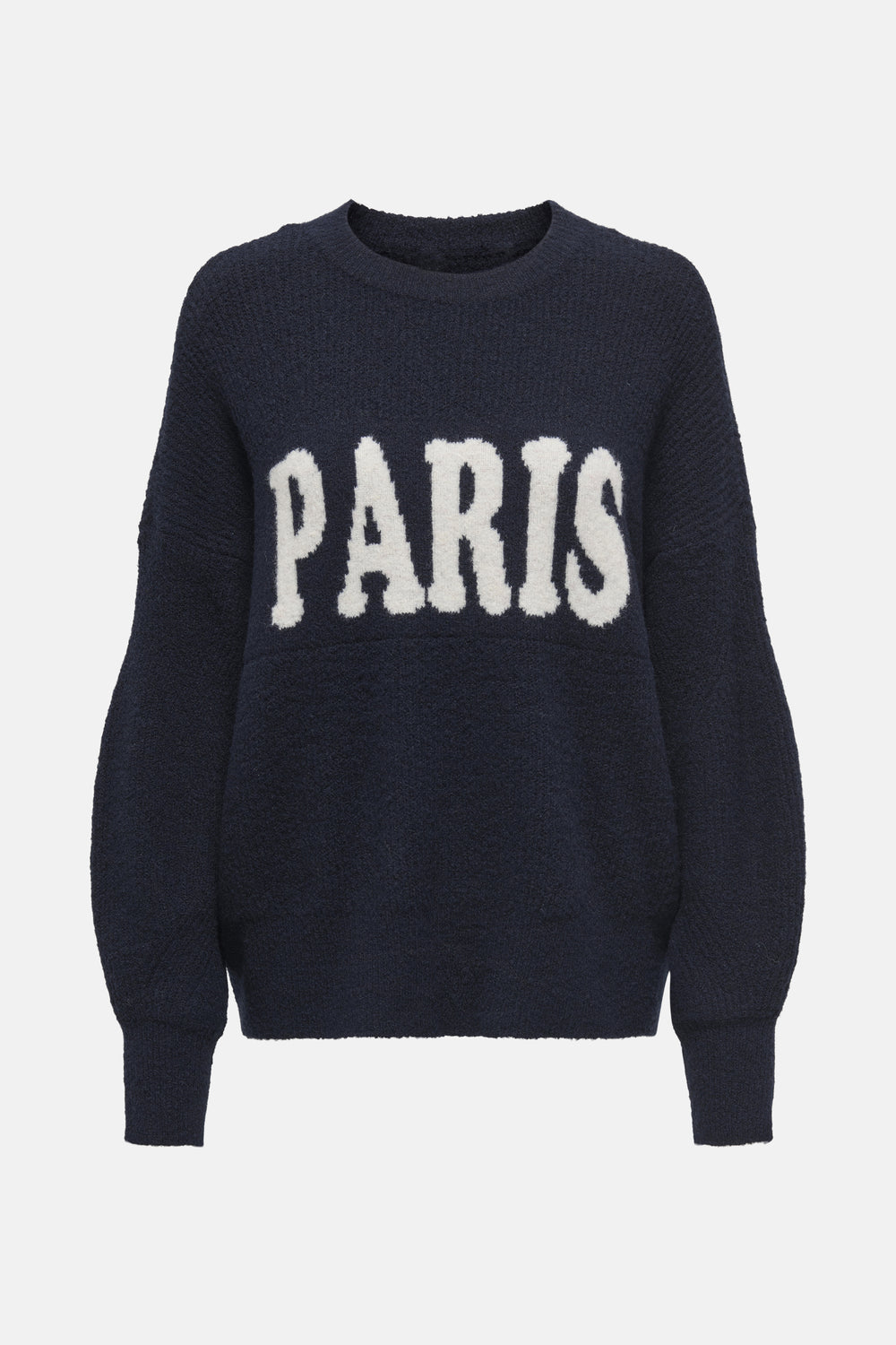 Pull col rond Bleu - ONLY®