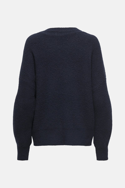 Pull col rond Bleu - ONLY®