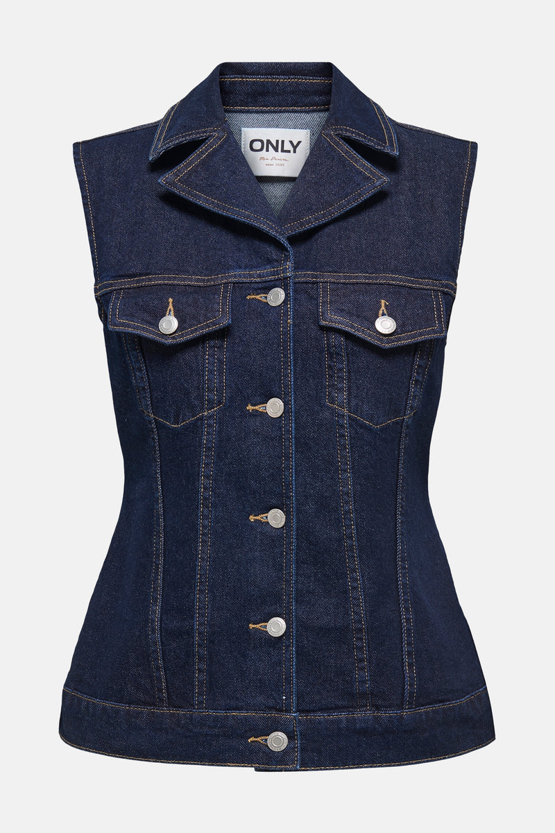 ONLJOANA RINSE DNM WAISTCOAT MAE
