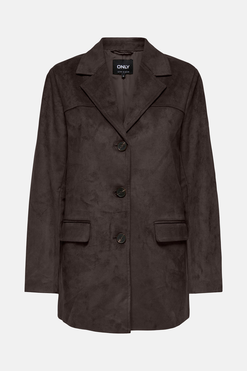 ONLTULIP FAUX SUEDE BLAZER COAT OTW