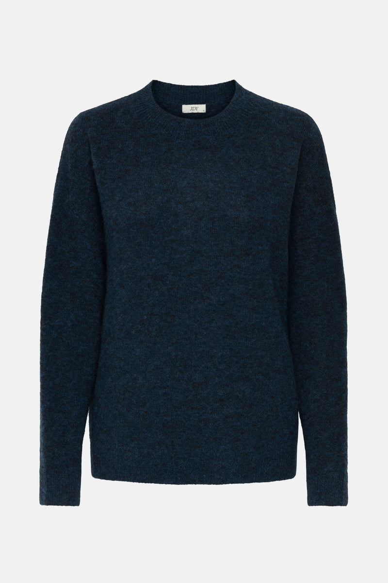 Pull col rond bleu - JDY