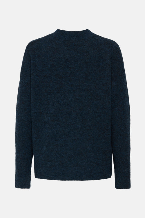 Pull col rond bleu - JDY
