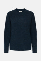 Pull col rond bleu - JDY