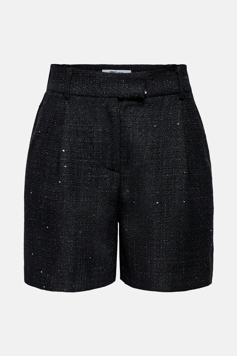 ONLINDA LIFE HW SEQUIN BOUCLE SHORTS TLR