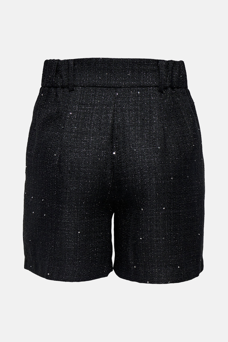 ONLINDA LIFE HW SEQUIN BOUCLE SHORTS TLR