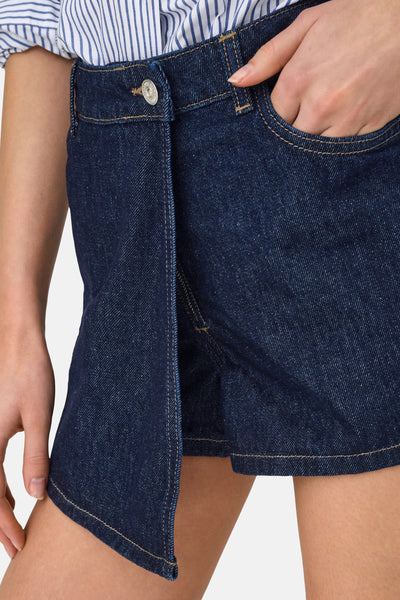 Rok (kort) DARK BLUE DENIM - ONLY®