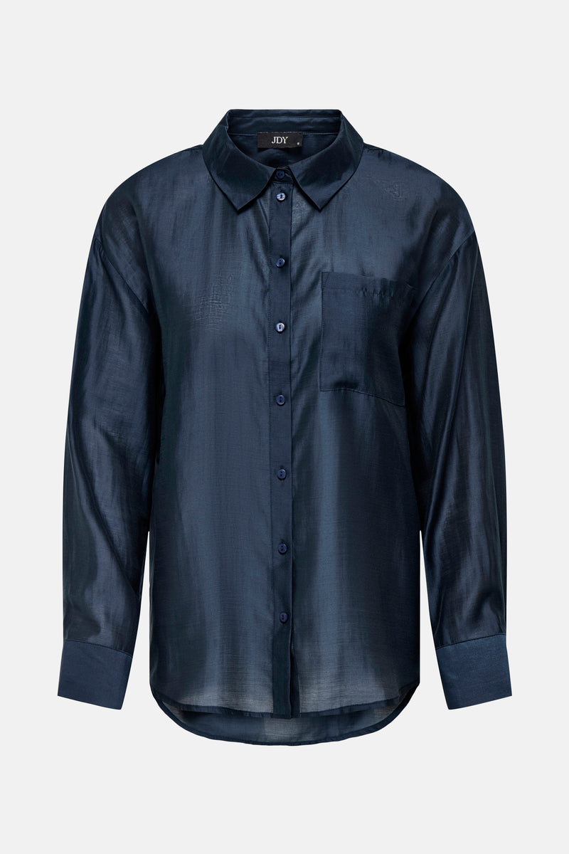 Hemd met lange mouwen - blauw