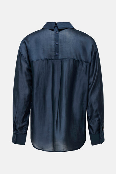 Hemd met lange mouwen - blauw