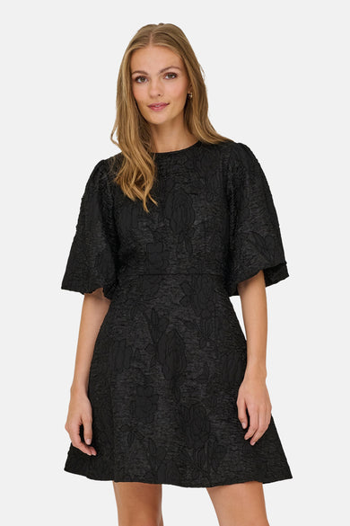 JDYDORA S/S  BOW DRESS WVN