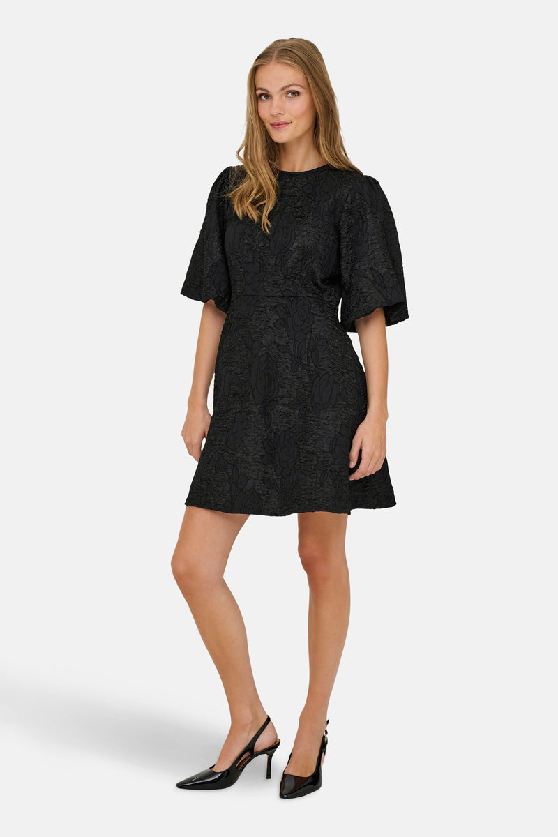 JDYDORA S/S  BOW DRESS WVN