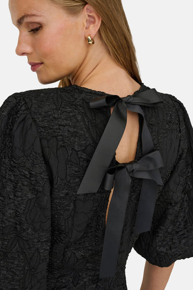 JDYDORA S/S  BOW DRESS WVN