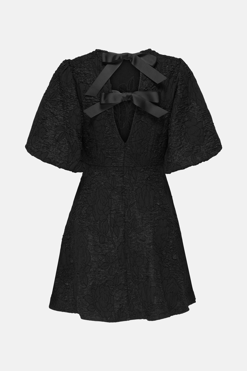 JDYDORA S/S  BOW DRESS WVN