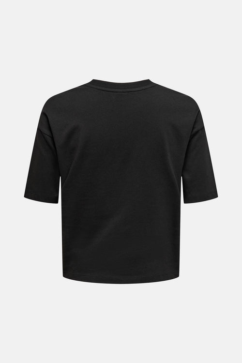 ONLTEXAS S/S BOXY PRINT TOP BOX JRS