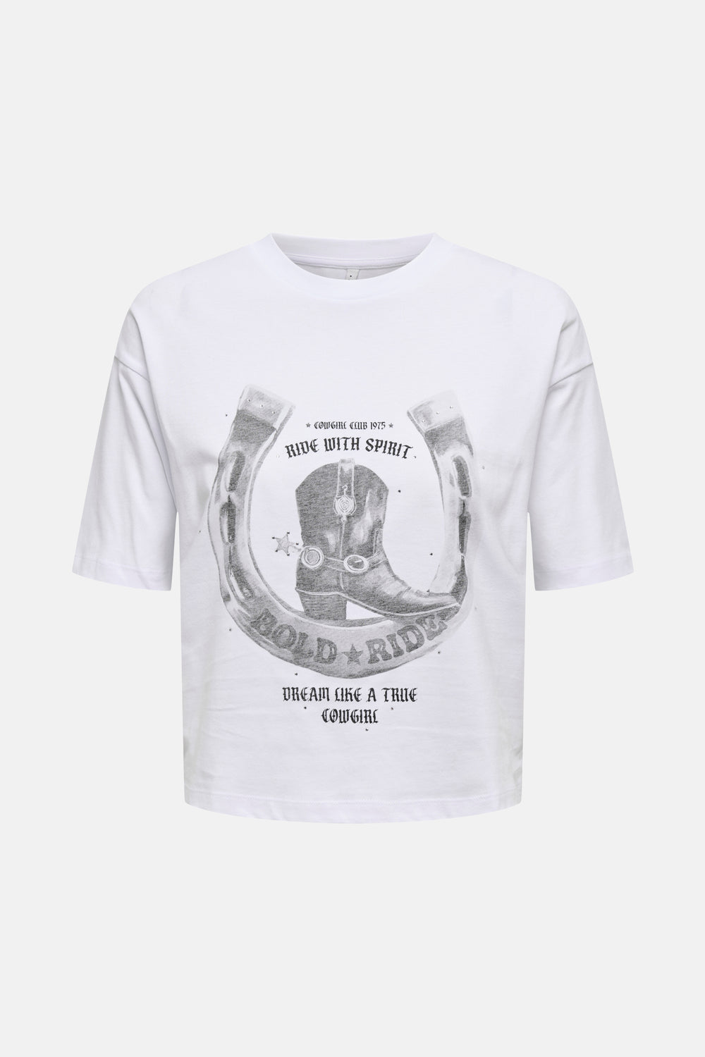 T-shirt met korte mouwen - wit