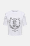 ONLTEXAS S/S BOXY PRINT TOP BOX JRS