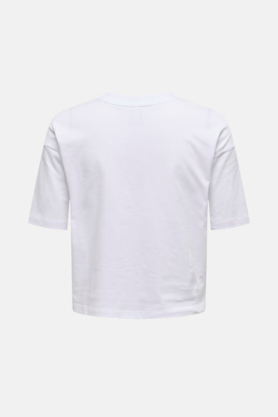 ONLTEXAS S/S BOXY PRINT TOP BOX JRS