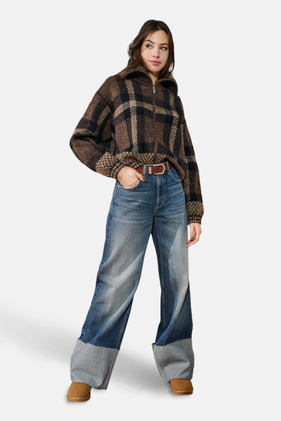 Cardigan - brun