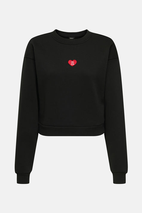 ONLEVISA L/S SHORT O-NECK SWT