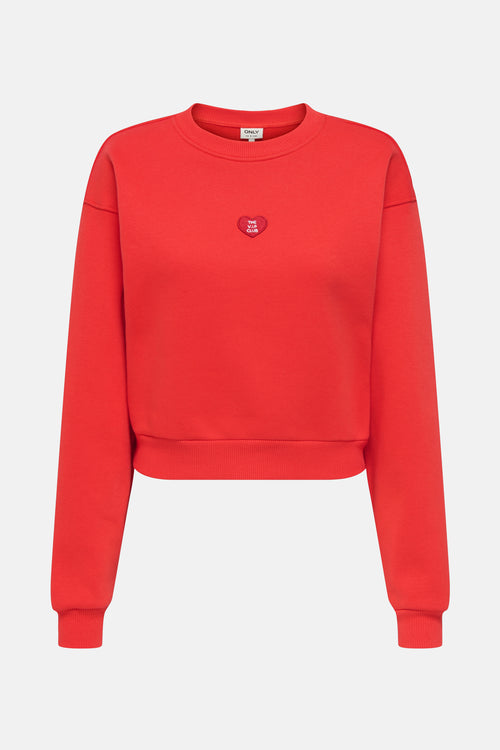 ONLEVISA L/S SHORT O-NECK SWT