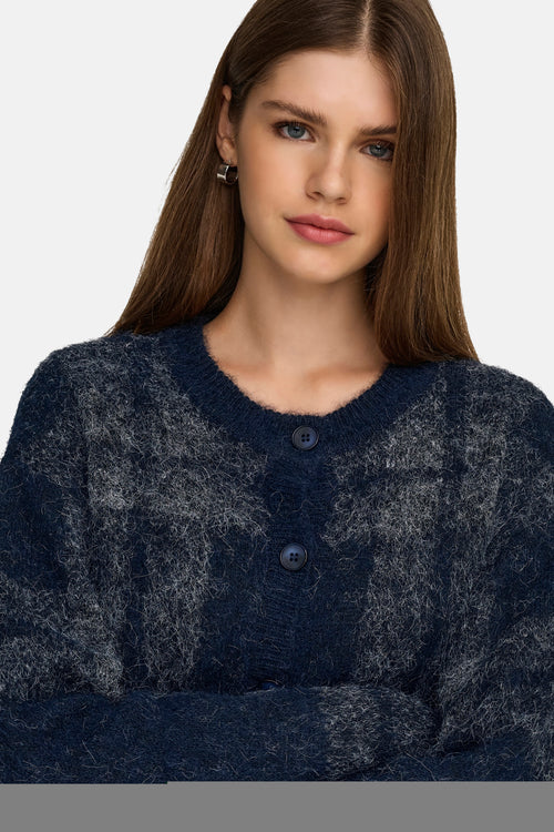 Cardigan - bleu