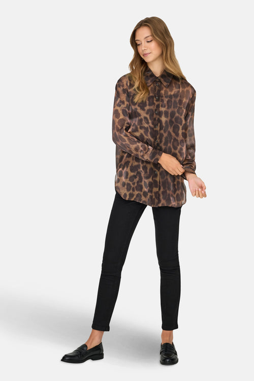 Hemd met lange mouwen - Bruin