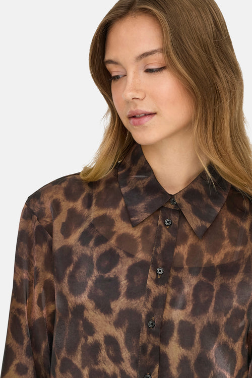 Hemd met lange mouwen - Bruin