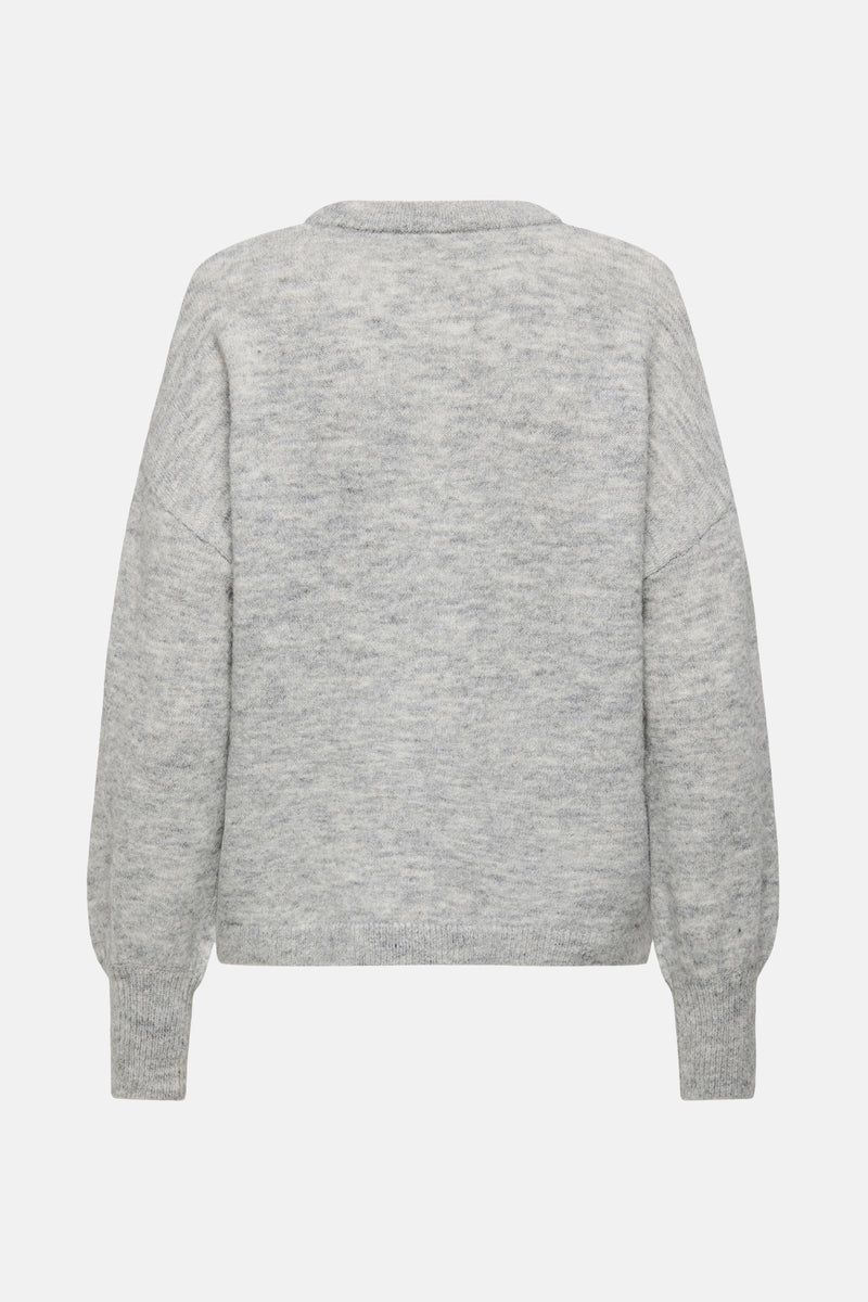 Trui met ronde hals grijs - ONLY®