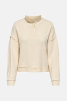 ONLHAZE LS BUTTON UP HIGHNECK KNT