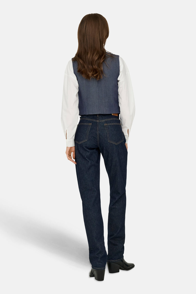 Blazer - dark blue denim