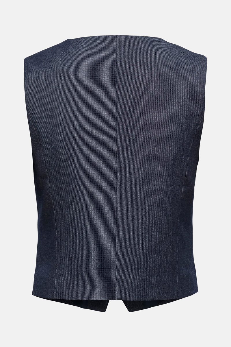 Blazer - dark blue denim