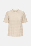 T-shirt met korte mouwen - beige