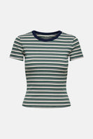 ONLEASY S/S O-NECK STRIPE TOP JRS