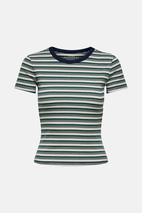 ONLEASY S/S O-NECK STRIPE TOP JRS
