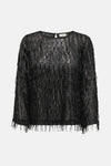 Blouse à manches longues - noir