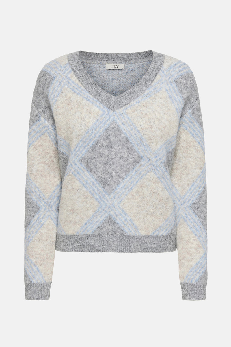 Pull met V-hals - Multicolor