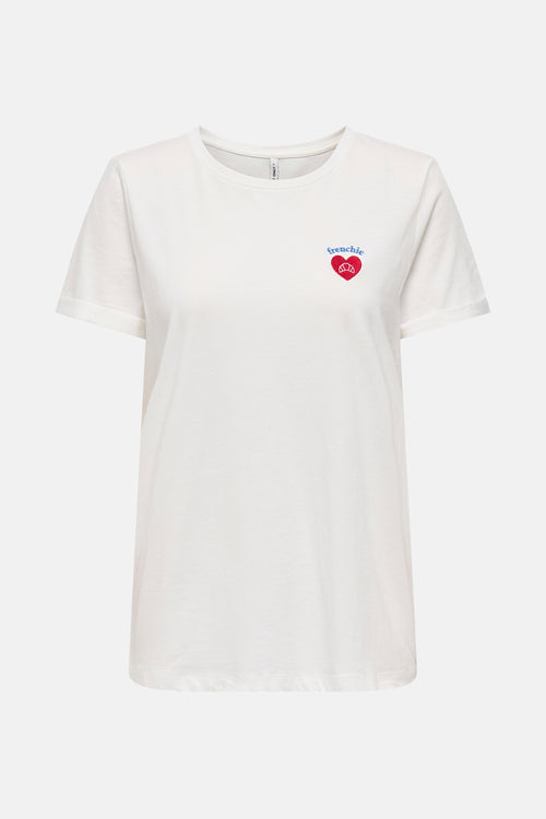 T-shirt met korte mouwen - wit