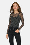 JDYRUBY L/S MESH TOP JRS