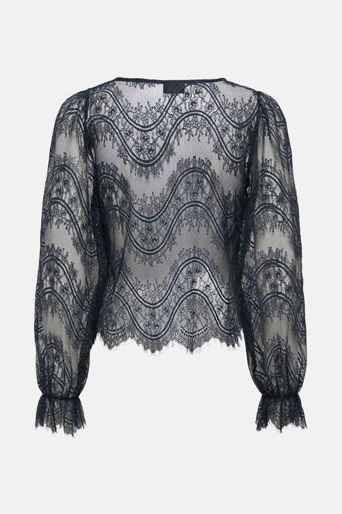 T-shirt met lange mouwen - blauw