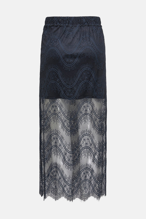 Lange rok - Donkerblauw