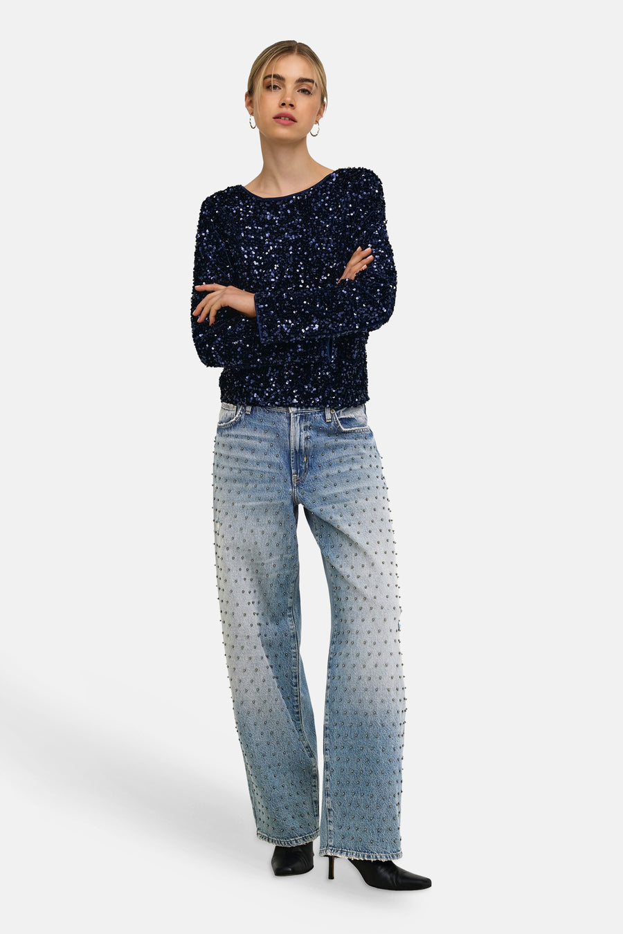 Blouse (lange mouwen) blauw - ONLY®