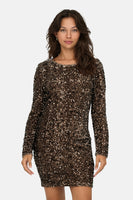 ONLCONFIDENCE L/S DEEP SEQUINS DRESSJRS.