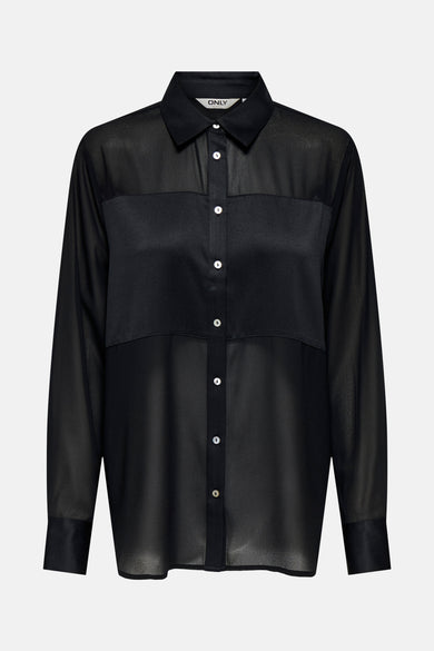 Hemd met lange mouwen - zwart