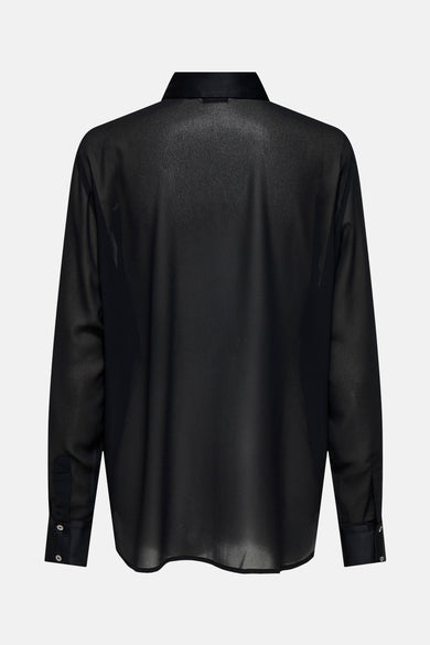 Hemd met lange mouwen - zwart