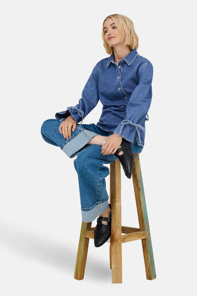 Chemise - mid blue denim