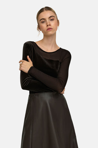 Blouse (lange mouwen) bruin - ONLY®